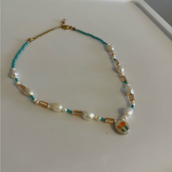 Beaded pearl choker - Picture 6 of 8